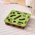 Cat Puzzle Toy Felt Puzzle Box Cat Exercise Toy with Ball Indoor Sports Entertainment Hunting Cat Toys for Indoor Cats