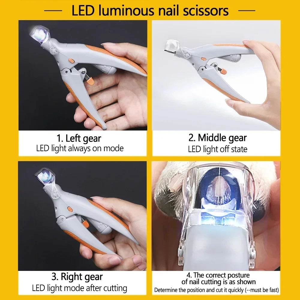 LED Pet Nail Clipper 