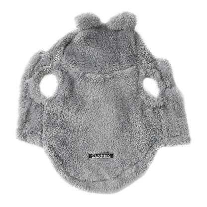 Soft Fleece Pet Dog Clothes Cute Hoodie Coat for Small Medium Dogs Cats Autumn Winter Puppy Hooded Jacket Sweater Pug Apparel